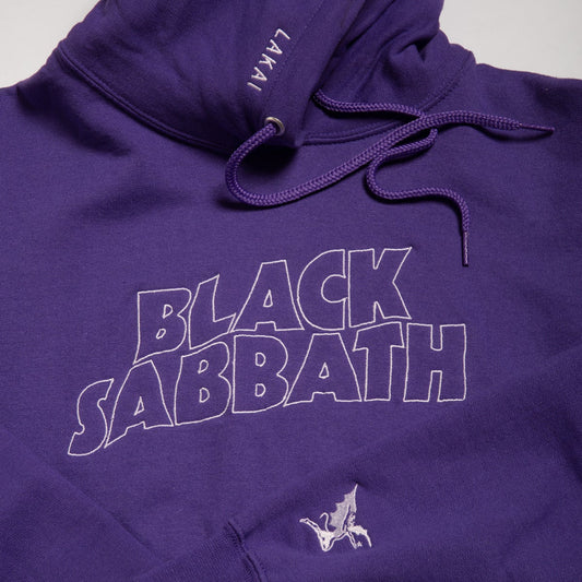 Lakai Shoes x Black Sabbath Master of Reality Purple Pullover Skateboard Hoodie
