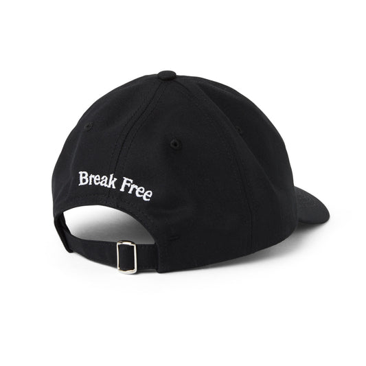 Last Resort AB Cap Eyes 6-Panel Black Strapback Skateboard Hat