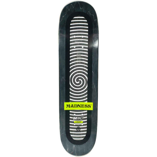 Madness Skateboard Deck Masked Impact Light Clay Kreiner HolographicSwirls 8.25"