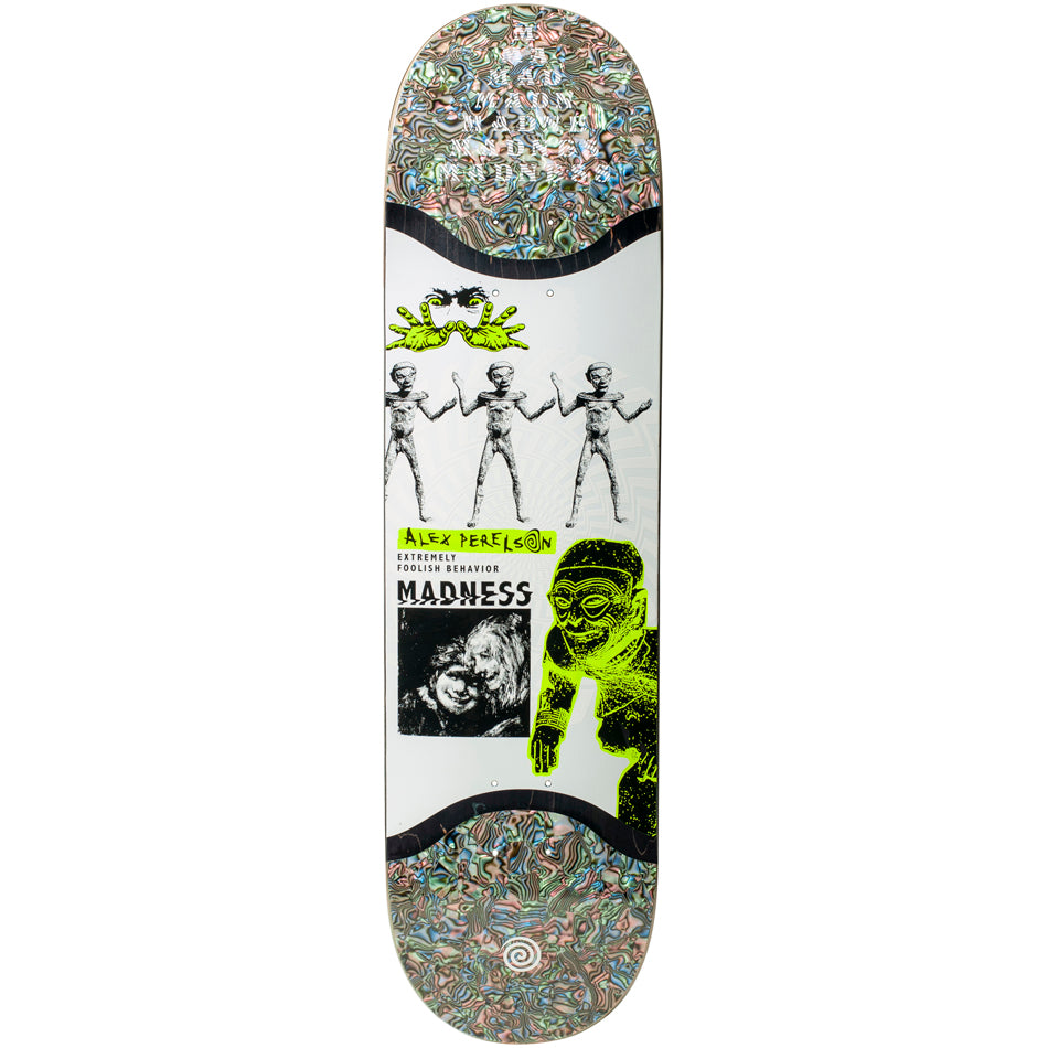 Madness Skateboard Deck Delusion Super Sap Slick Alex Perelson 8 375