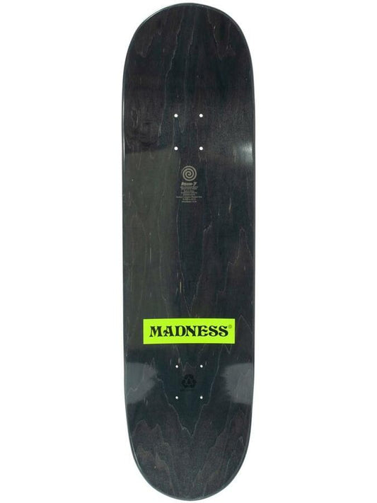 Madness Skateboard Deck Alla Popsicle R7 Slick Green Swirl 8.625"