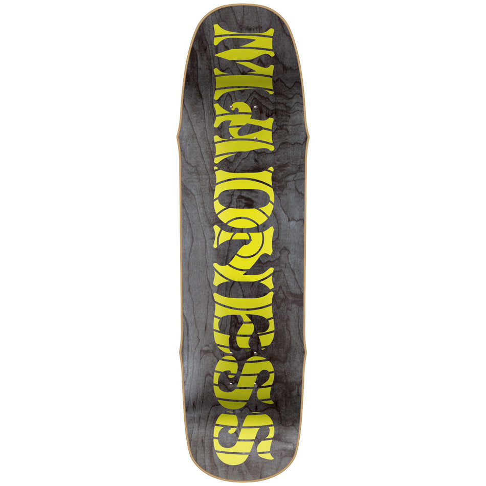 Madness Skateboard Deck Stressed WHITE/BLUE 8.5" R7 Shaped