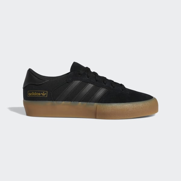 Adidas Shoes Matchbreak Super Core Black Black Gold Metallic Skateboard Sneakers