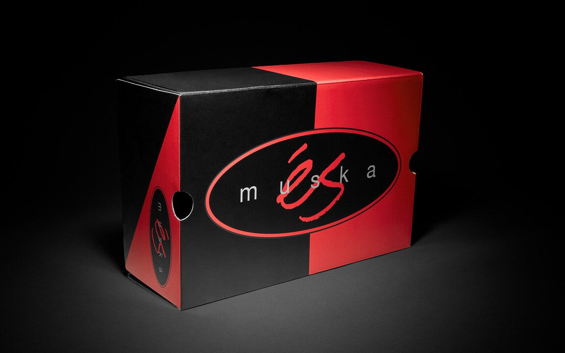 eS Shoes Muska Black Red Re-issue US SIZE Skateboard Sneakers