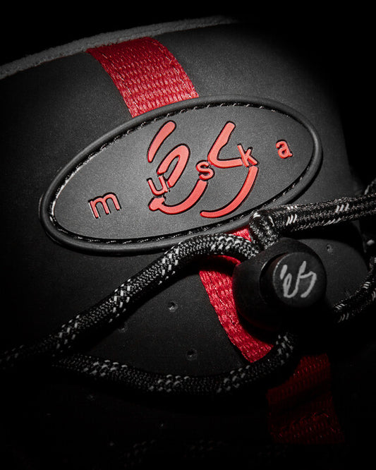 eS Shoes Muska Black Red Re-issue US SIZE Skateboard Sneakers