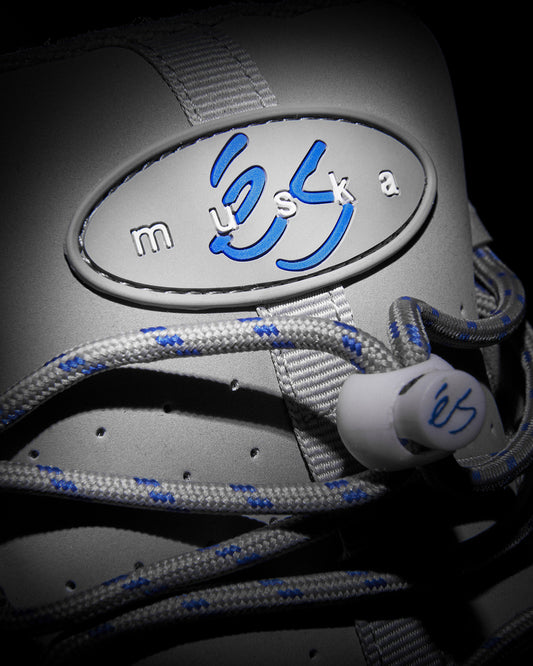 eS Shoes Muska Grey Re-issue US SIZE Skateboard Sneakers