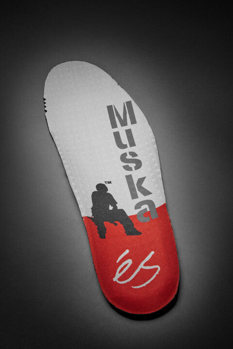 eS Shoes Muska White Blue Re-issue US SIZE Skateboard Sneakers