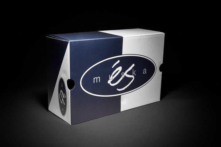 eS Shoes Muska White Blue Re-issue US SIZE Skateboard Sneakers