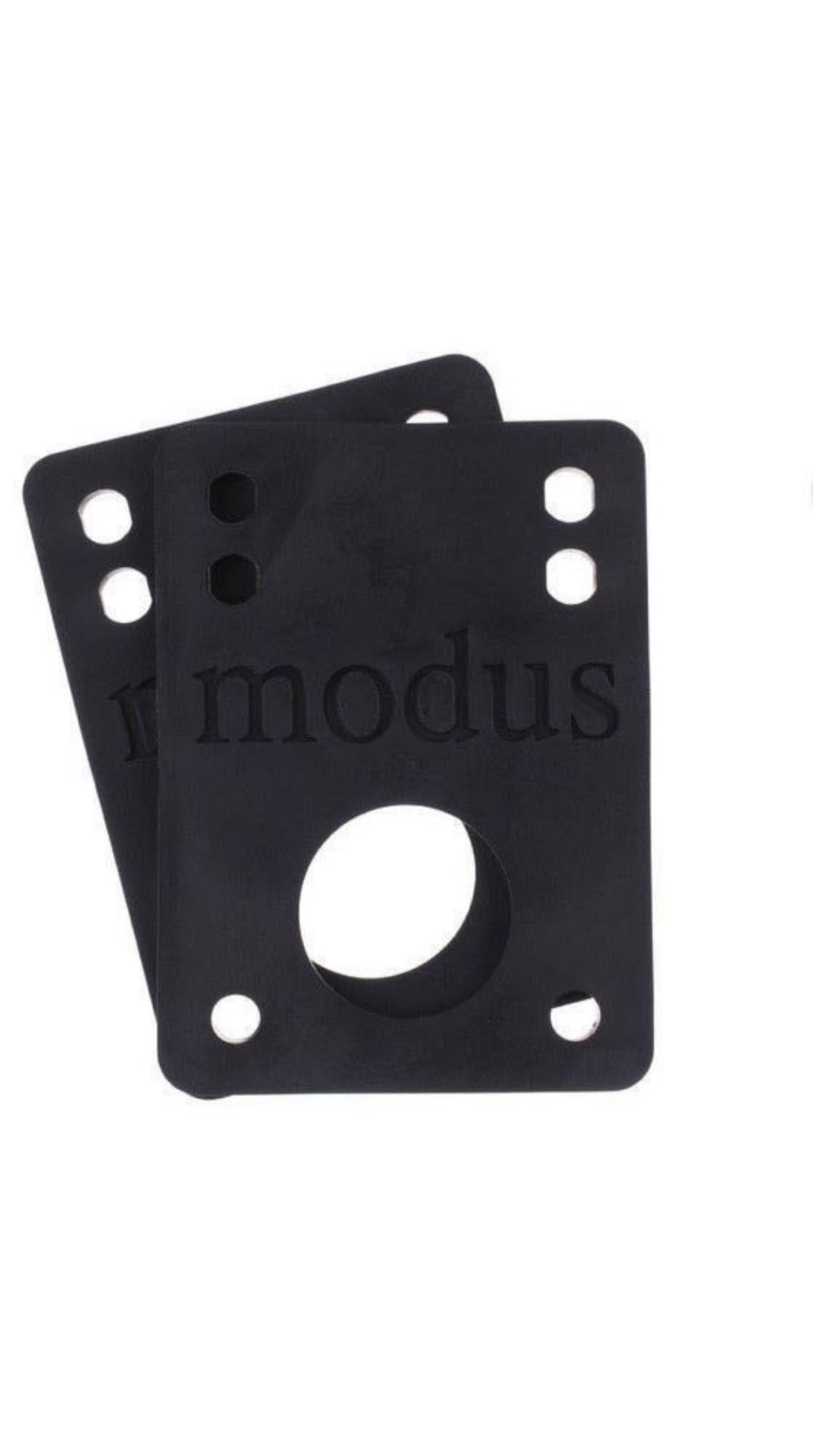 Modus Bearings Riser Pads Black 1/8" Inch Skateboard Hardware