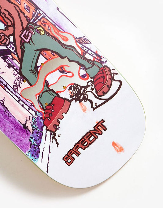 New Deal Skateboards Deck Danny Sargent Invader Slick 9.25" Reissue