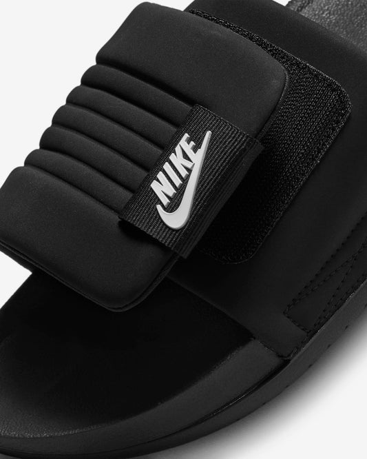 Nike Offcourt Adjust Slides Black White Black US SIZE Sandals (gong)