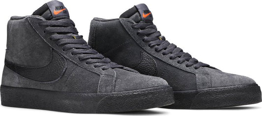 Nike SB Shoes Blazer Mid ISO Orange Label Dark Smoke Grey US SIZE Skate Sneakers