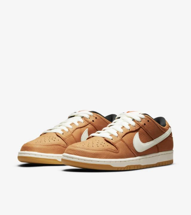 Nike Sb Shoes Dunk Low Pro Iso Dark Russet White Us Size Skate Sneakers