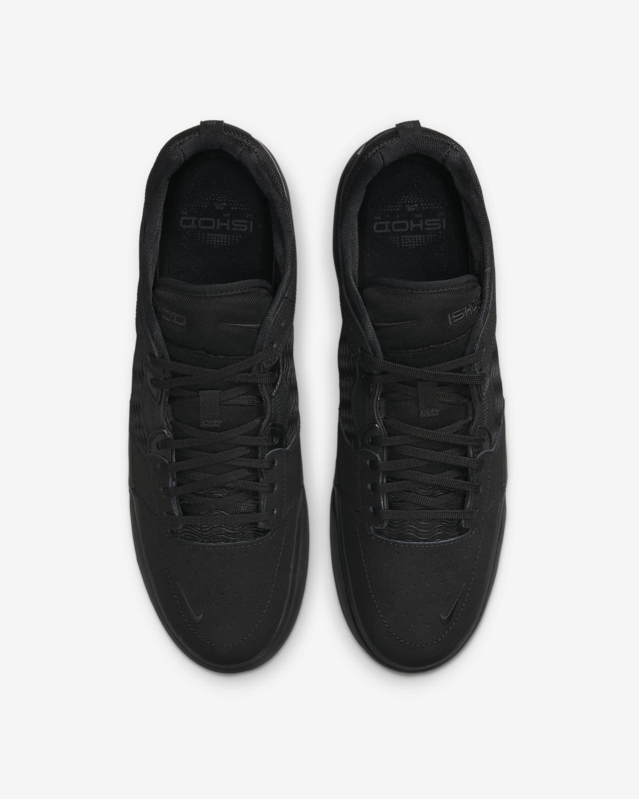Nike SB Shoes Ishod PRM L Triple Black US SIZE Skateboard Sneakers