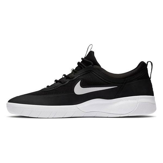 Nike SB Shoes Nyjah Free 2 Black White USA SIZE Skateboard Sneakers