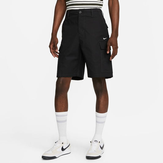 NIKE SB Skate Cargo Shorts Black/White Dri-Fit Skateboard Short