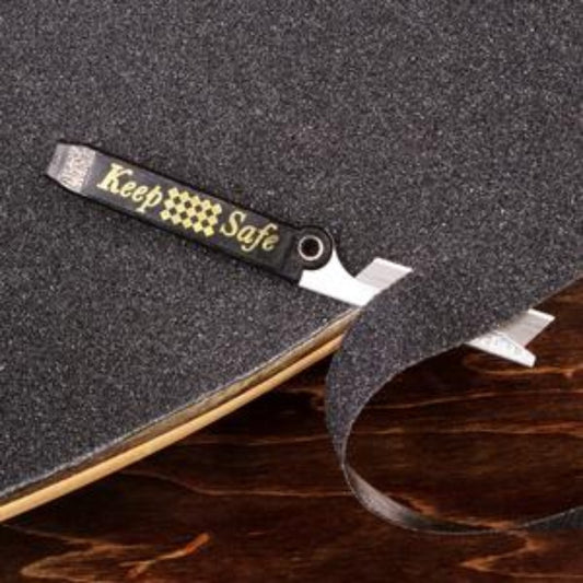 Passport Keep Safe Pocket Friend Blade - Pass Port Skateboard Grip Tape Knife