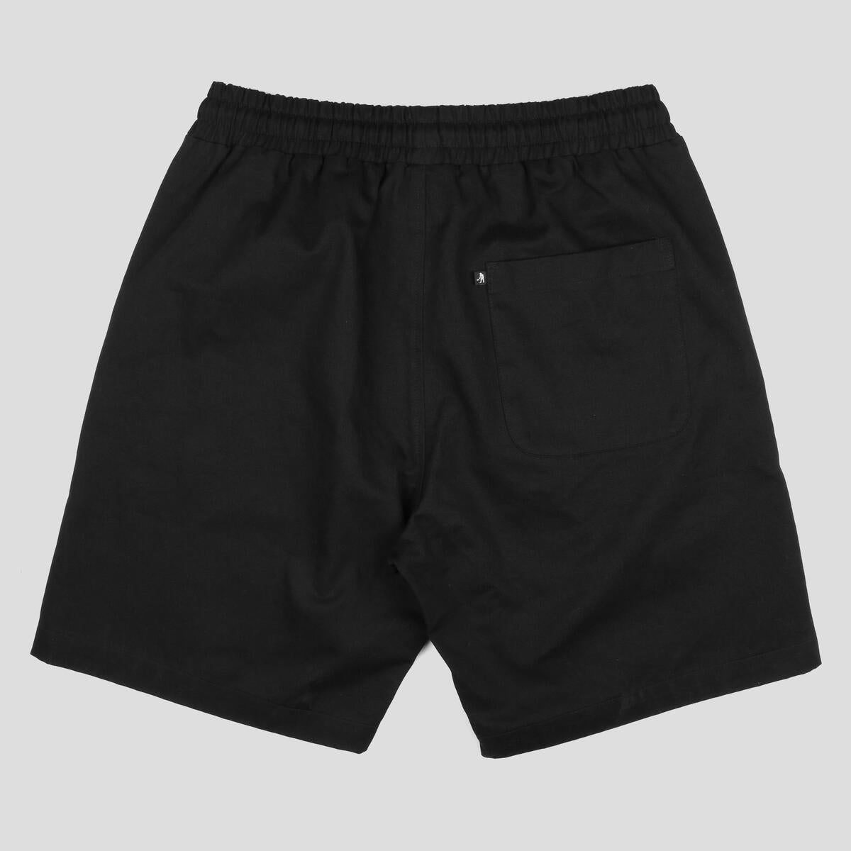 Passport Shorts P~P MISSING TILDE Black Pass port Skateboard Walkshorts