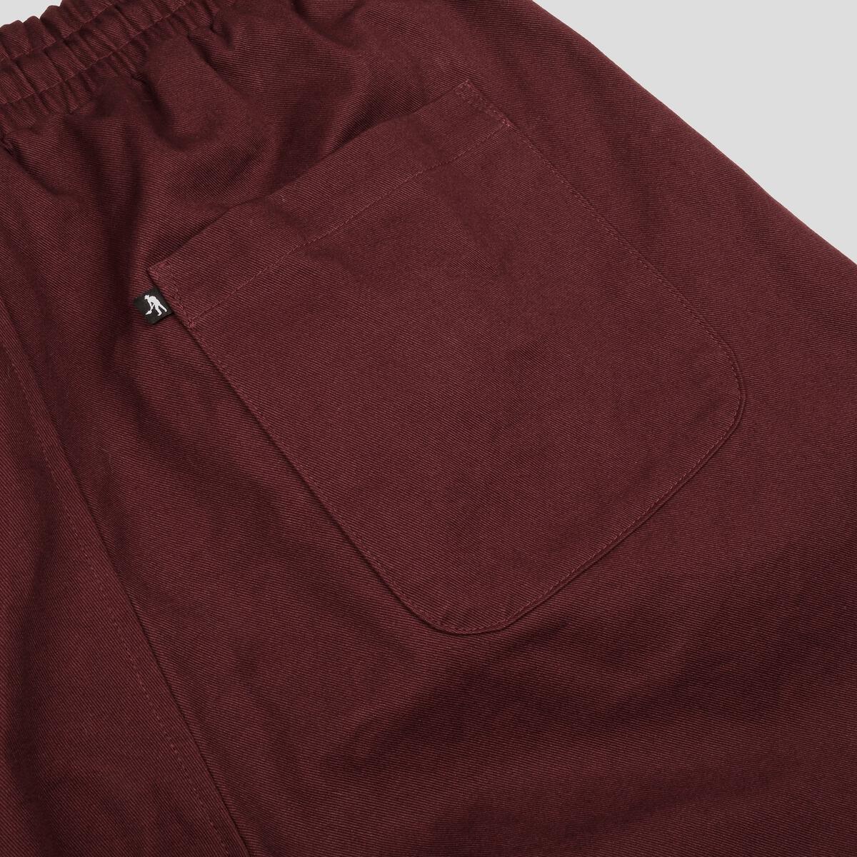 Passport Shorts P~P MISSING TILDE Maroon Pass port Skateboard Walkshorts
