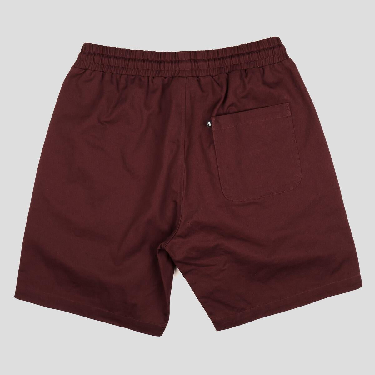 Passport Shorts P~P MISSING TILDE Maroon Pass port Skateboard Walkshorts