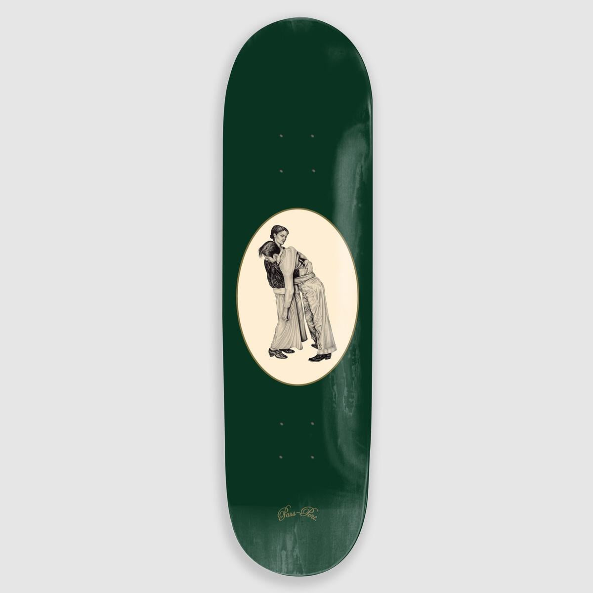 Passport Skateboards Deck Dancer Series Green 8.38" Pass Port