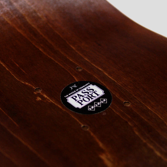 Passport Skateboards Deck Dancer Series Blue 8.5" Pass Port