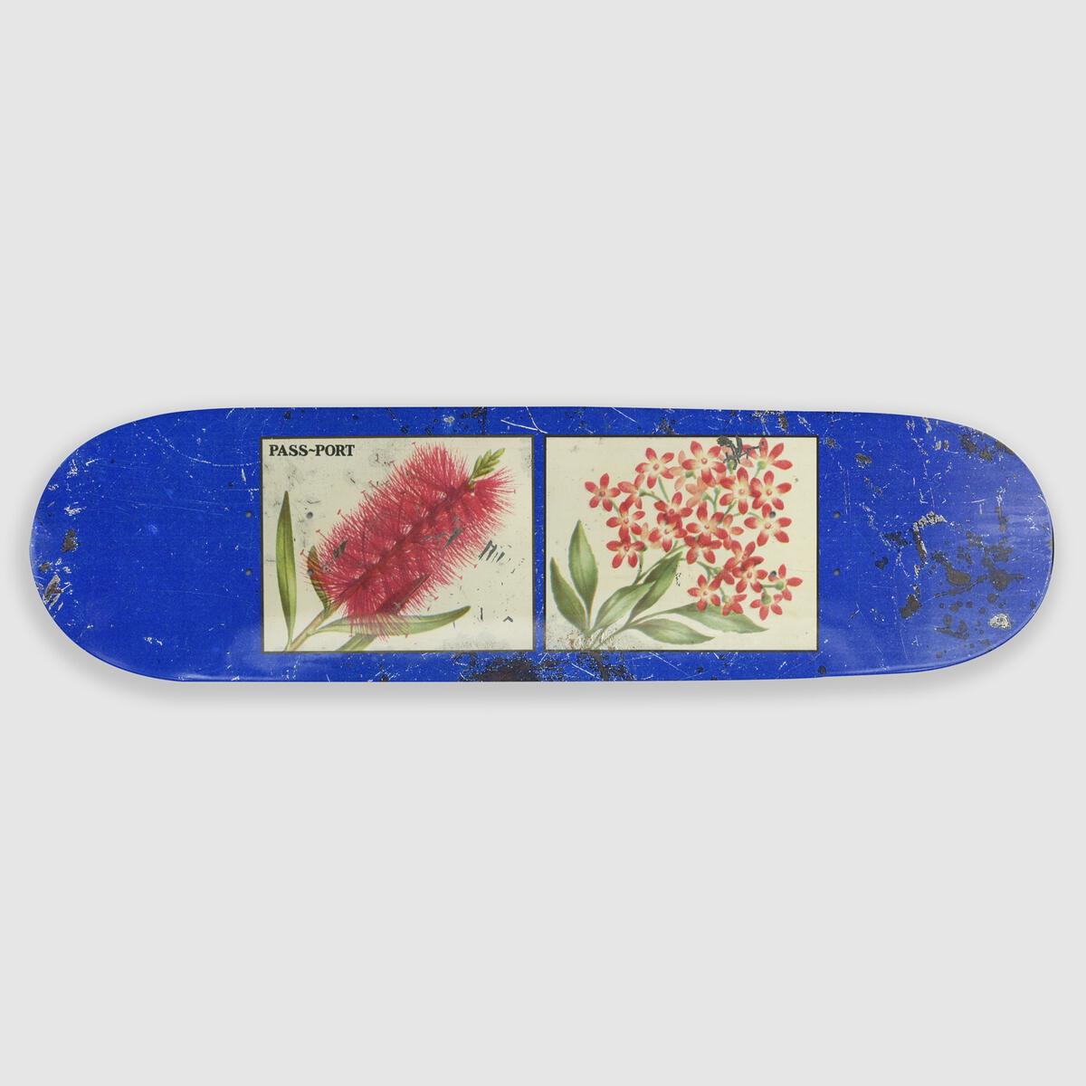 Passport Skateboards Deck Tin Floral Series Bottles & Stars 8.38" Pass Port