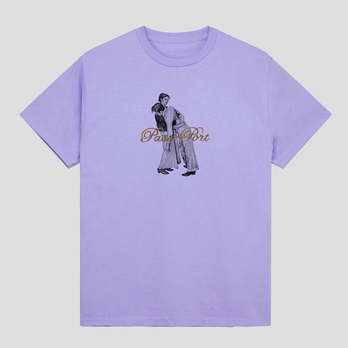 Passport Tee Lean On Me Lavender Pass Port Skateboard T-Shirt