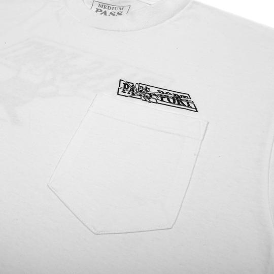 Passport Tee Mirror Man White Pass Port Skateboard T-Shirt