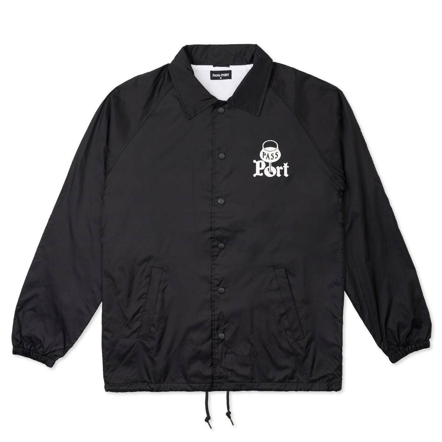 Passport Jacket Port Coach Black Pass~Port Skateboards Windbreaker