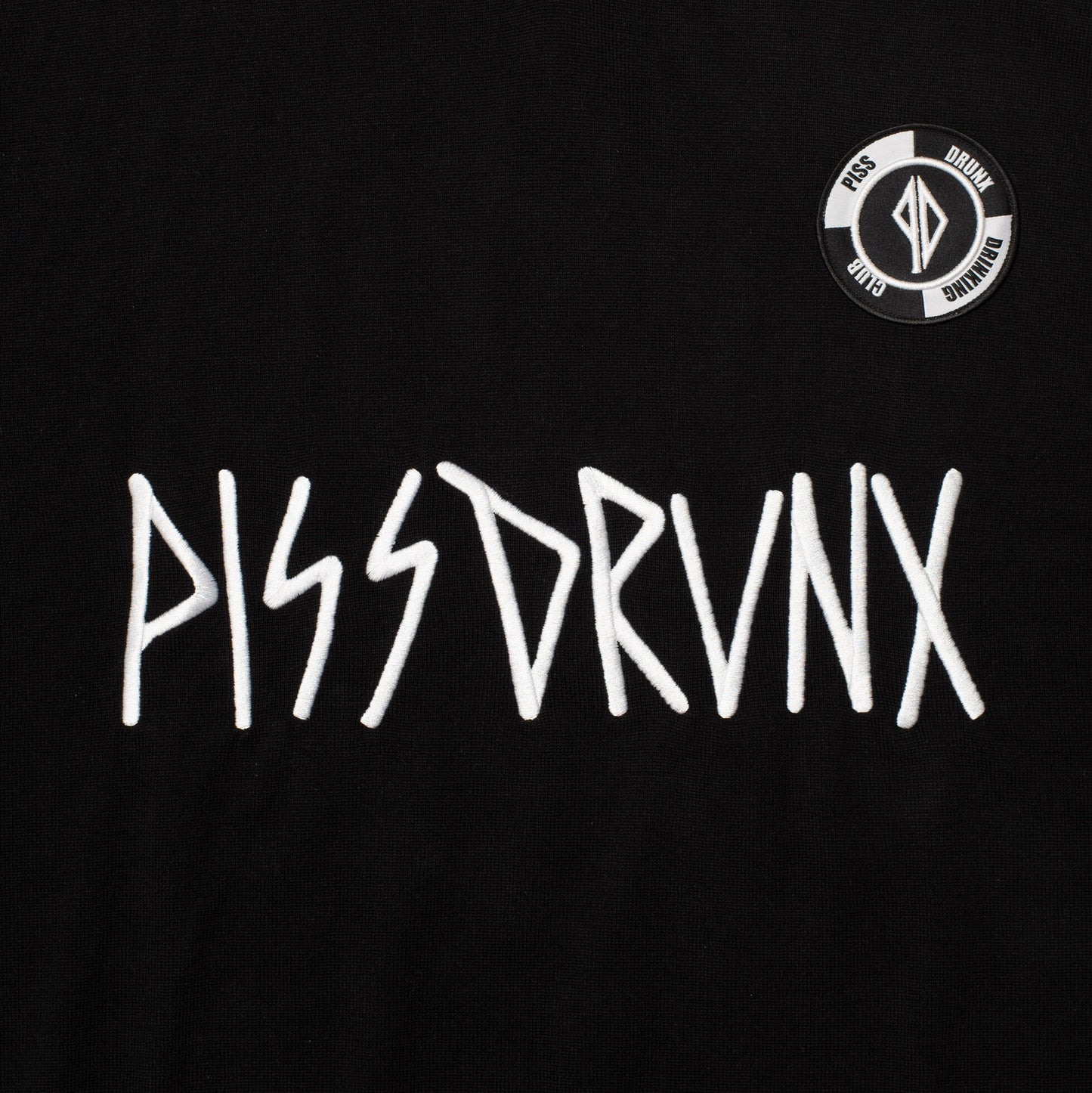 Piss Drunx L/S Tee Drinking Club Jersey Black Skateboard Longsleeve T-Shirt