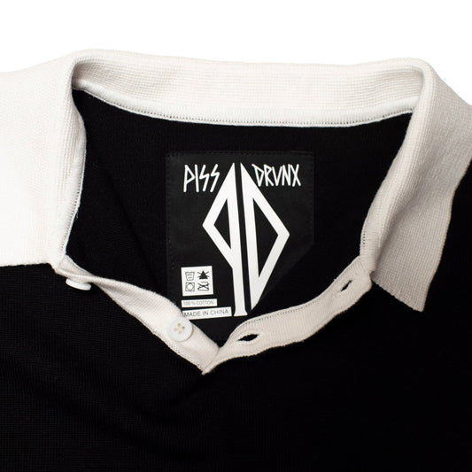 Piss Drunx L/S Tee Drinking Club Jersey Black Skateboard Longsleeve T-Shirt