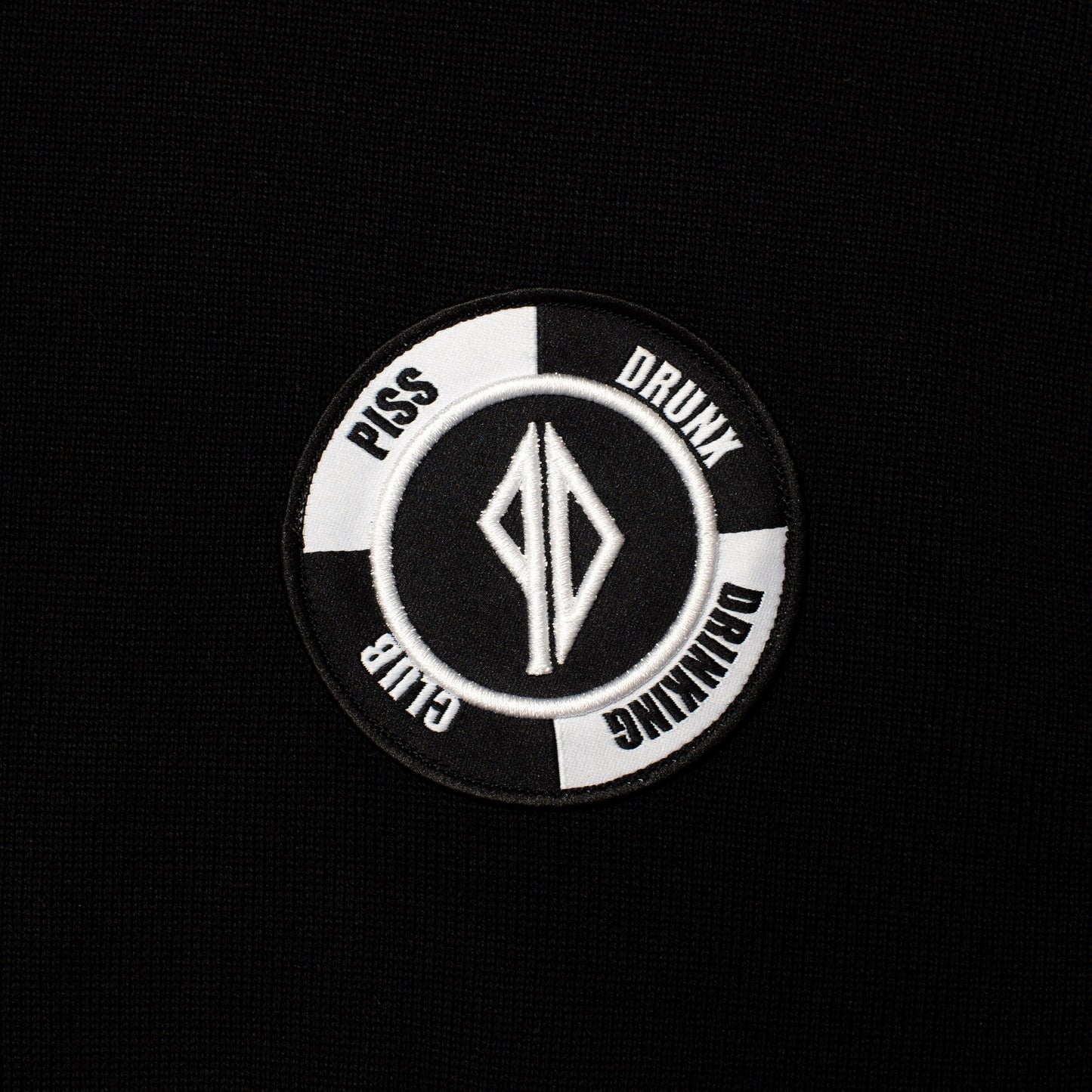 Piss Drunx L/S Tee Drinking Club Jersey Black Skateboard Longsleeve T-Shirt