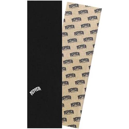 Pepper Griptape G5 LOGO BLACK Single Sheet Skateboard Deck Grip Tape