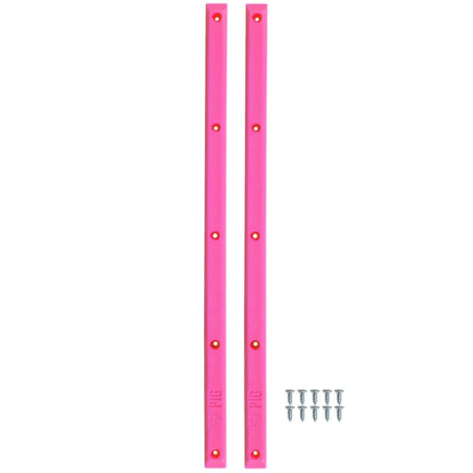 Pig Skateboard Rails Neon Pink Old School Sliders