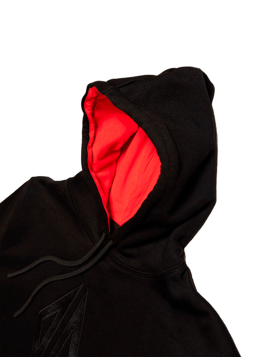 Piss Drunx Hood Lil Red Black Skateboard Pullover
