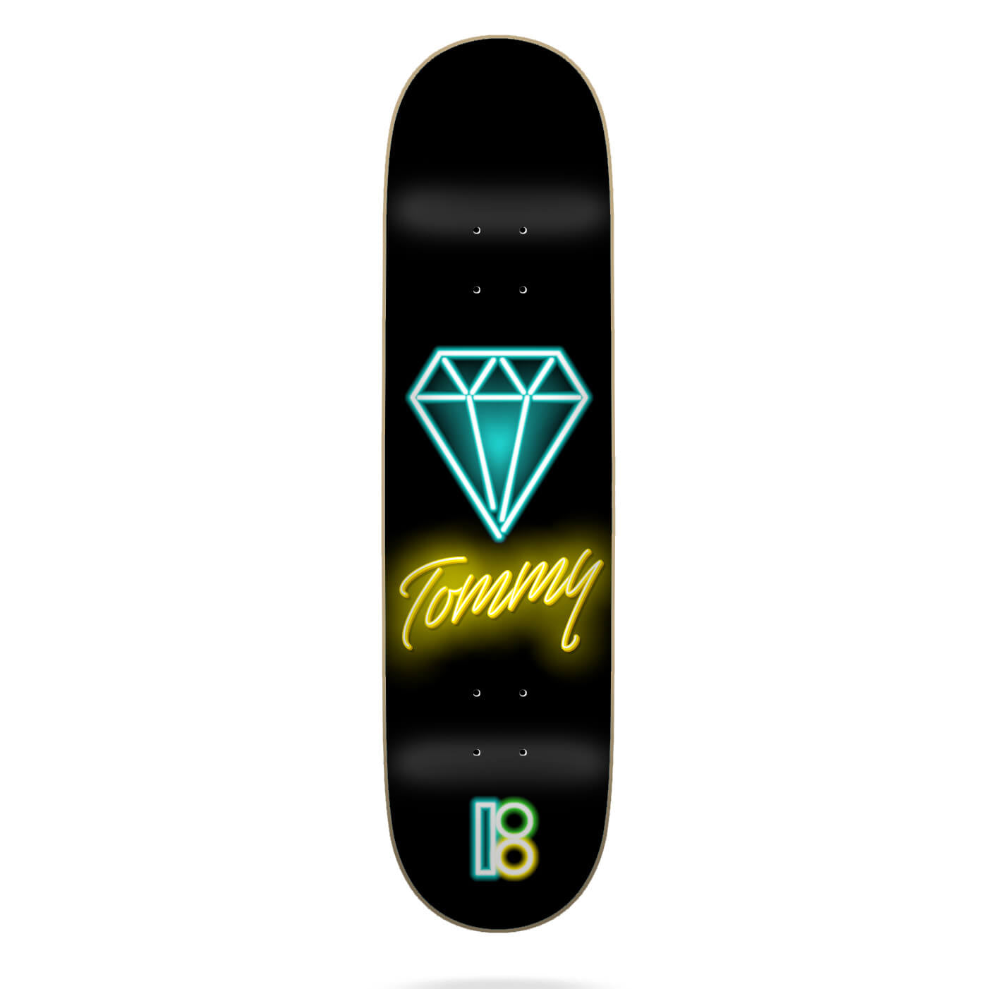 Plan B Skateboard Deck Tommy Fynn Neon 8.25"