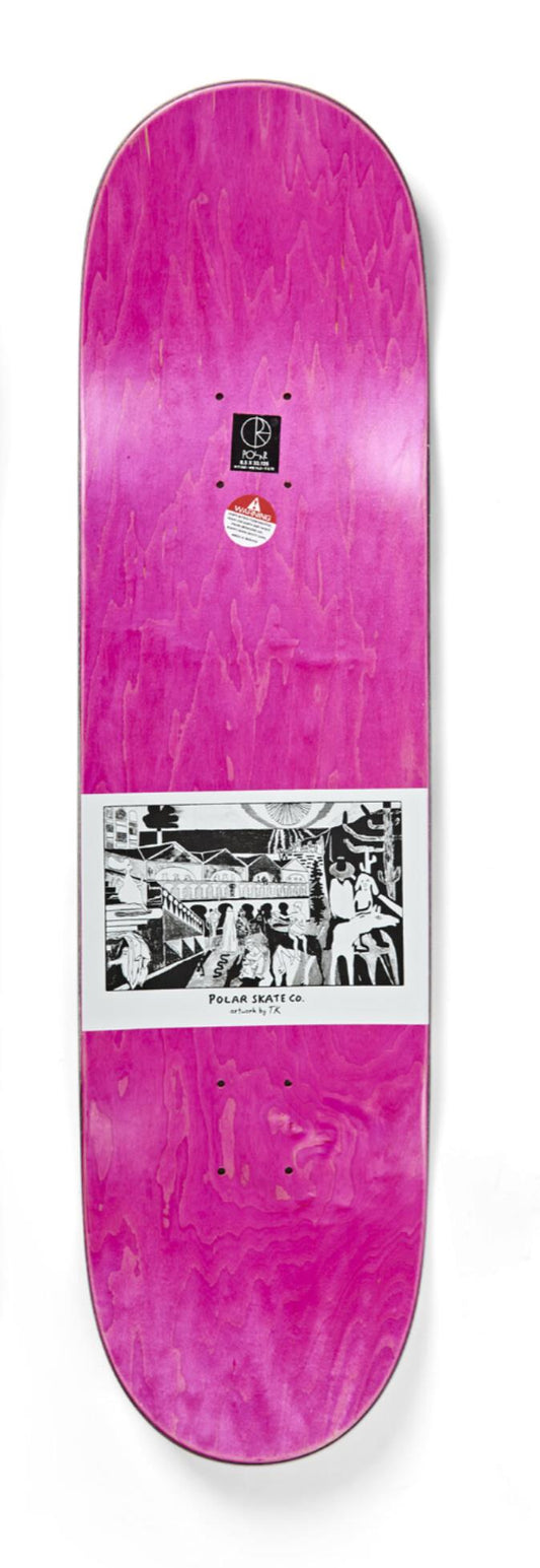 Polar Skateboard Deck NICK BOSERIO The Riders 8.5"