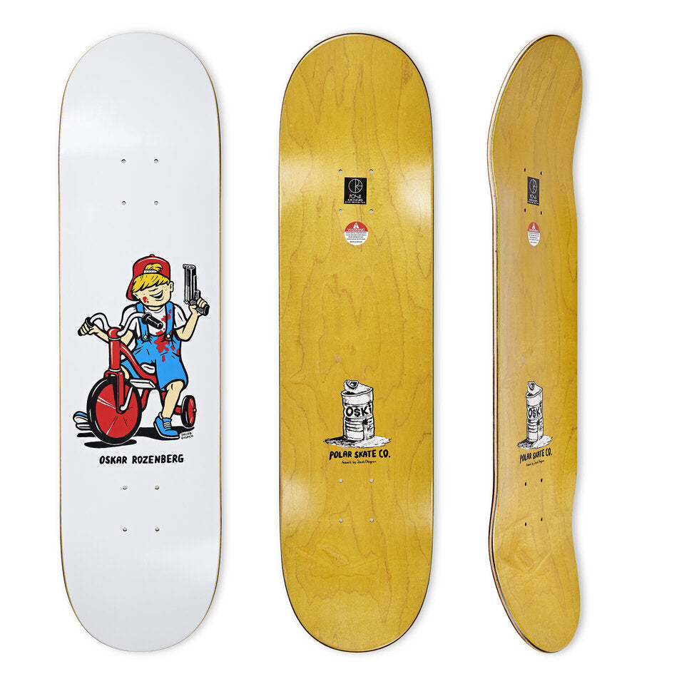 Polar Skateboard Deck OSKAR ROZENBERG Tricycle 8.25"