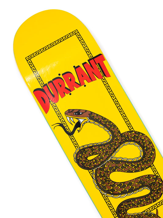 Poolroom Skateboard Deck Dennis Durrant Brown Snake 8.25"