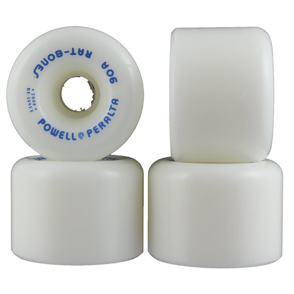 Powell Peralta Skateboard Wheels Rat Bones White 60mm 90a 2008 Reissue