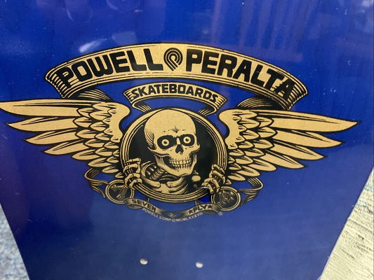 Powell Peralta Skateboard Deck Mike Vallely Elephant Blue 9.85" Reissue