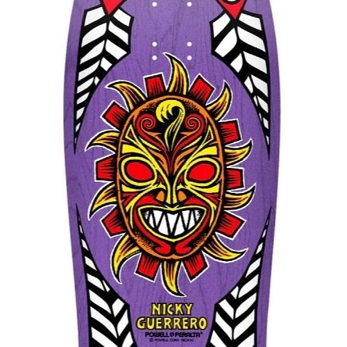 Powell Peralta Skateboard Deck Nicky Guerrero Mask Purple 10" Reissue