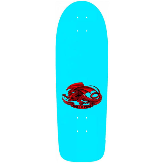 Powell Peralta Skateboard Deck OG Rodriguez Skull & Sword Light Blue 10" Reissue