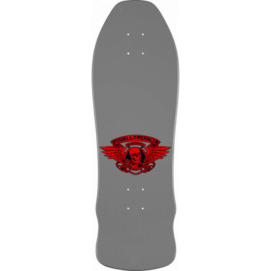 Powell Peralta Skateboard Deck Skull & Sword Silver Geegah 9.75" Reissue