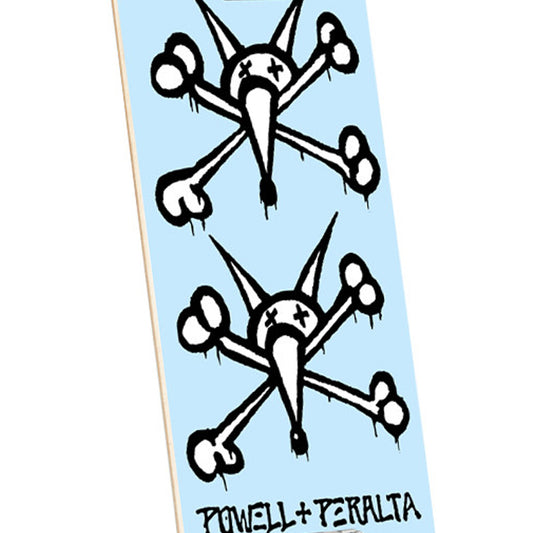 Powell Peralta Skateboard Deck Vato Rats Light Blue 8" Birch