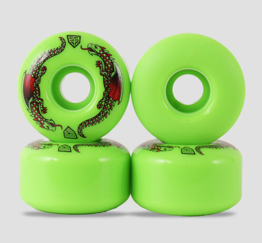 Powell Peralta Wheels Dragon Formula 52mm 93A Green
