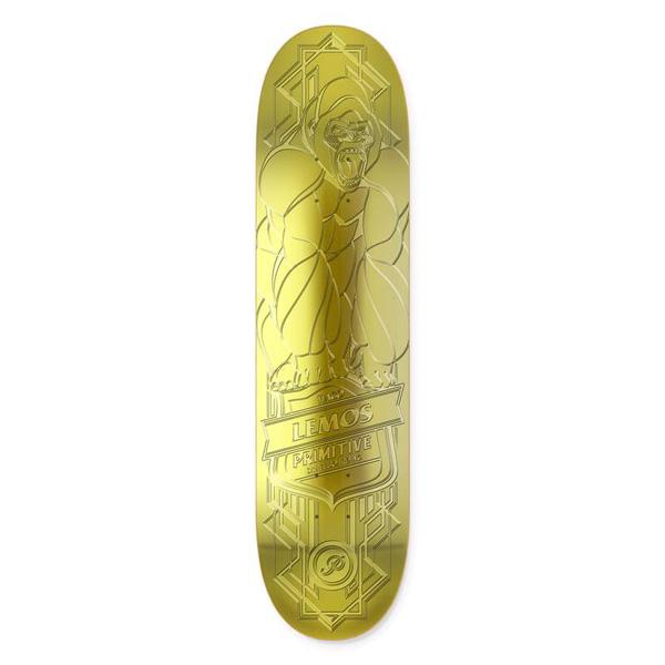 Primitive Skateboard Deck Tiago Lemos Gorilla Gold Foil 8 25