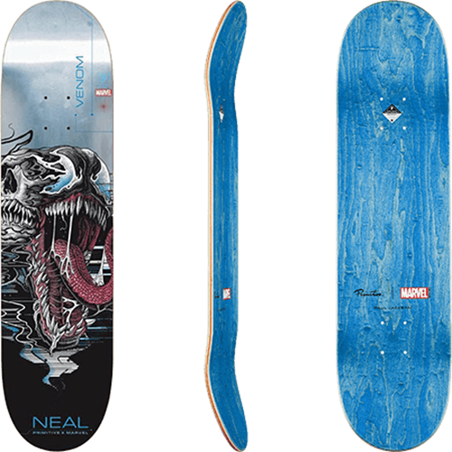 Primitive Skateboard Deck X Marvel Venom Robert Neal 8 125