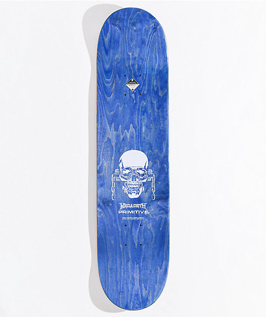 Primitive Skateboard Deck x Megadeth Miles Silvas Peace Sells 8.125"